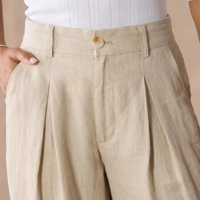 Women Bellamy Pleated Pants Linen Sundance Catalog Pants and Shorts Women Bellamy Pleated Pants Linen Sundance Catalog Pants and Shorts