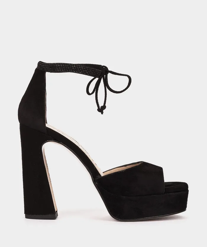 Women Benisa Black 8211 Heeled Sandals Pedro Miralles