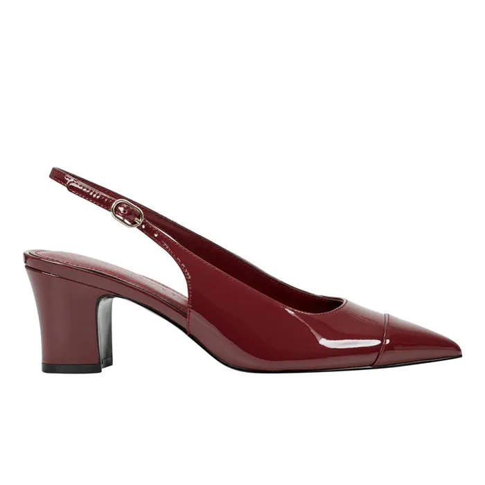 Women Blakeley Slingback Pump Red Patent Leather Marc Fisher Heels and Pumps