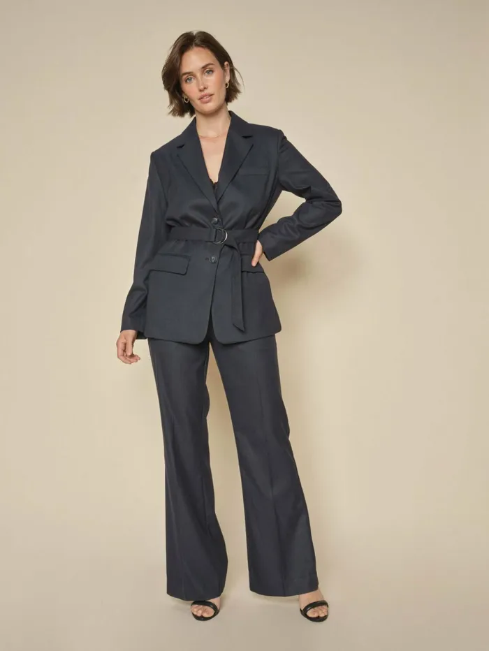 Women Blazers MOS MOSH MMHerdis Caia Blazer Salute Navy