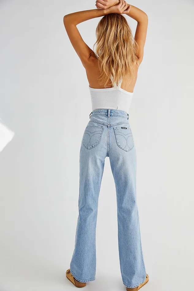 Women Bootcut Jeans Free People Rolla039s Dusters Bootcut Jeans Sunshine Blue