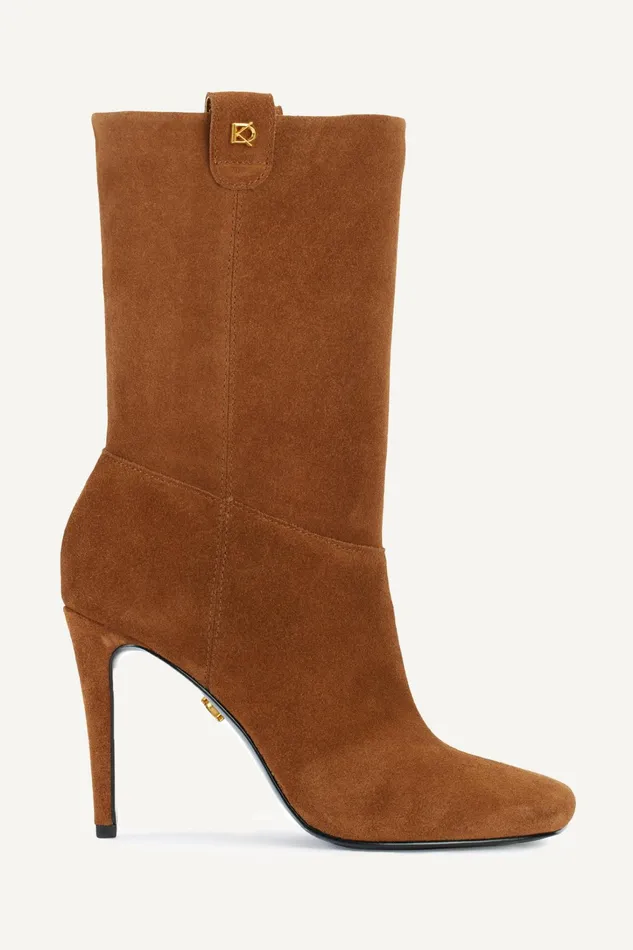Women Boots And Booties Donna Karan DONNA SLOUCH BOOTIE Tan
