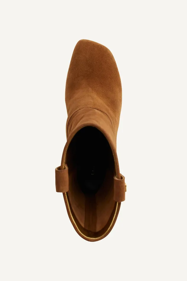 Women Boots And Booties Donna Karan DONNA SLOUCH BOOTIE Tan