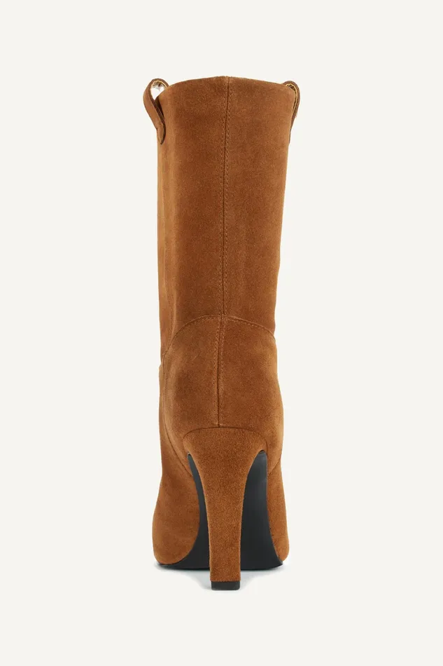 Women Boots And Booties Donna Karan DONNA SLOUCH BOOTIE Tan