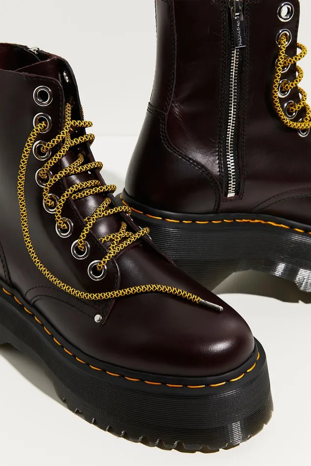 Women Boots Free People Dr Martens Jadon Max Boots Oxblood Atlas