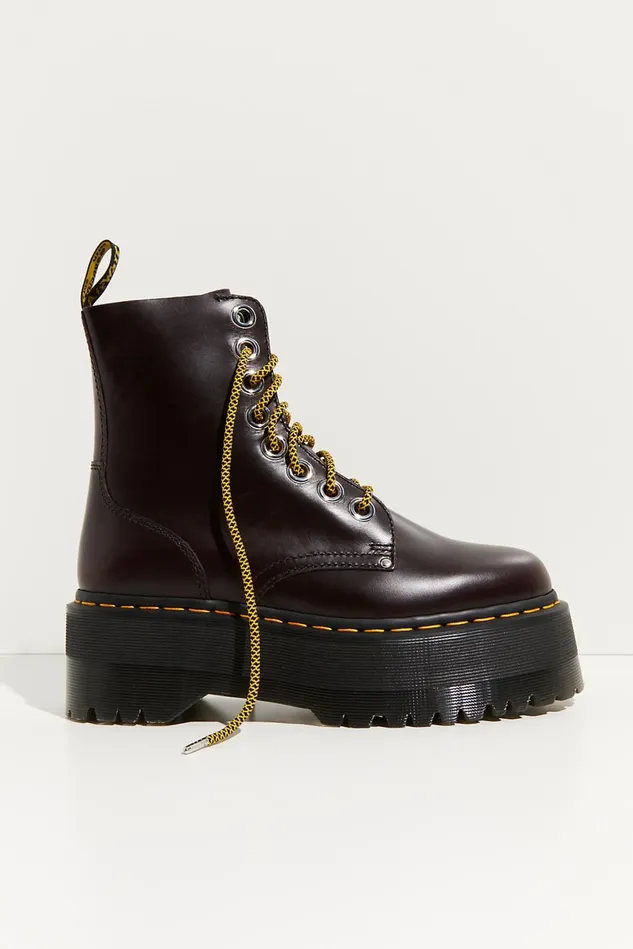 Women Boots Free People Dr Martens Jadon Max Boots Oxblood Atlas