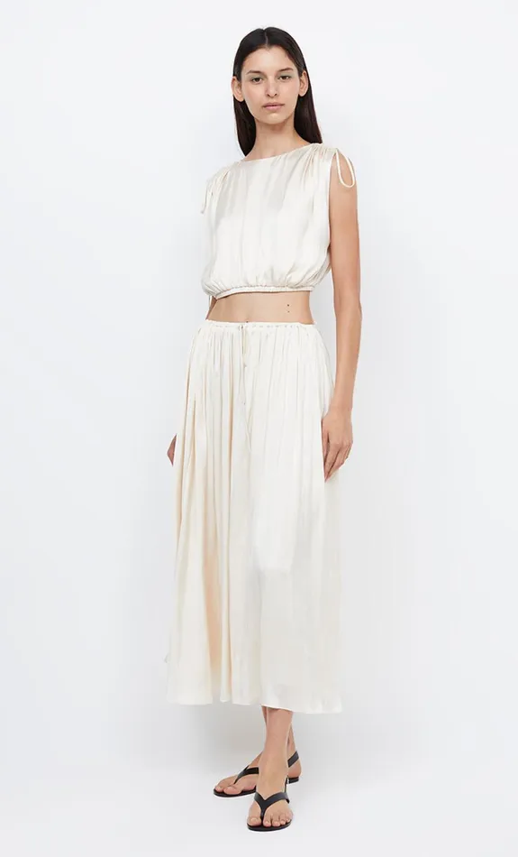Women Bottoms Bec Bridge PARADISE MAXI SKIRT Ivory