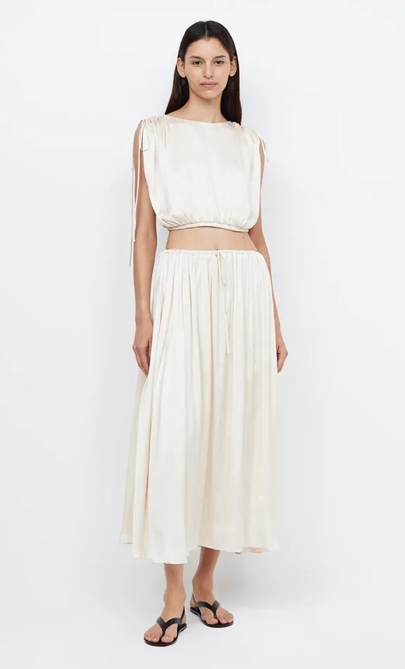 Women Bottoms Bec Bridge PARADISE MAXI SKIRT Ivory