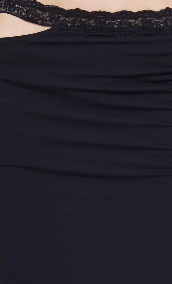 Women Bottoms Bec Bridge RIA SPLIT MIDI SKIRT Black