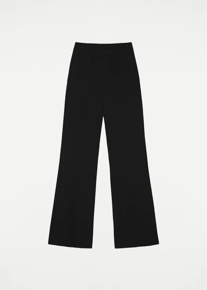 Women Bottoms Roland Mouret Wide Leg Stretch Cady Trouser