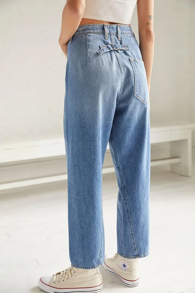 Women Boyfriend Jeans Free People Sandrine Rose The Fred Jeans Indigo