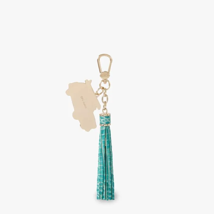 Women Brahmin Clip Ons and Keychains Copa Charm Tassel Mermaid Green Mebourne