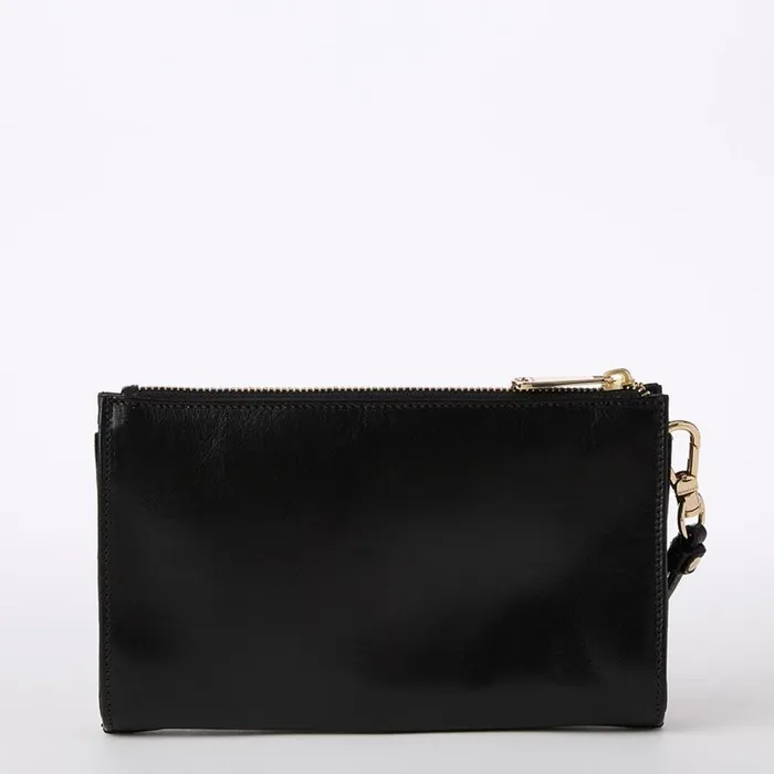 Women Brahmin Clutches Daisy Black Topsail