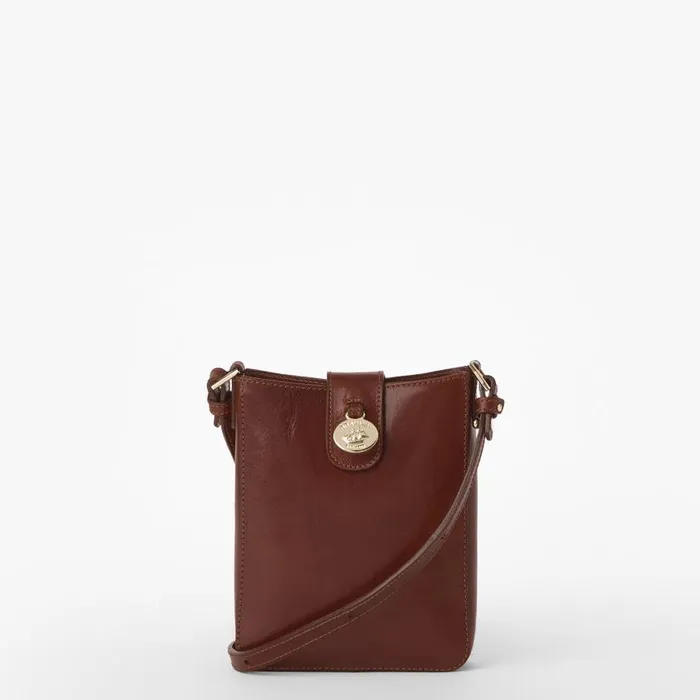 Women Brahmin Crossbodies Marley Cognac Topsail