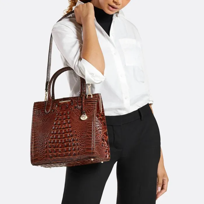 Women Brahmin Satchels Caroline Cobalt Potion Melbourne