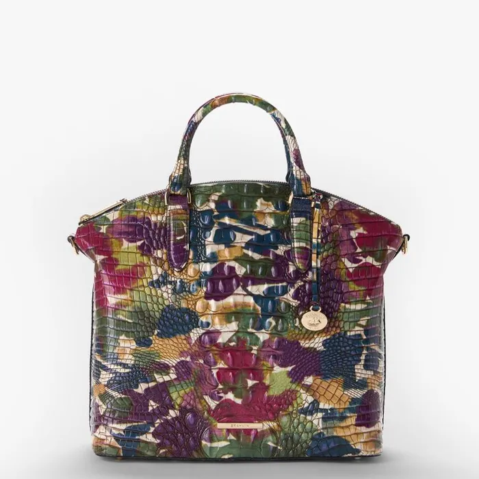 Women Brahmin Satchels Large Duxbury Satchel Wildflower Melbourne