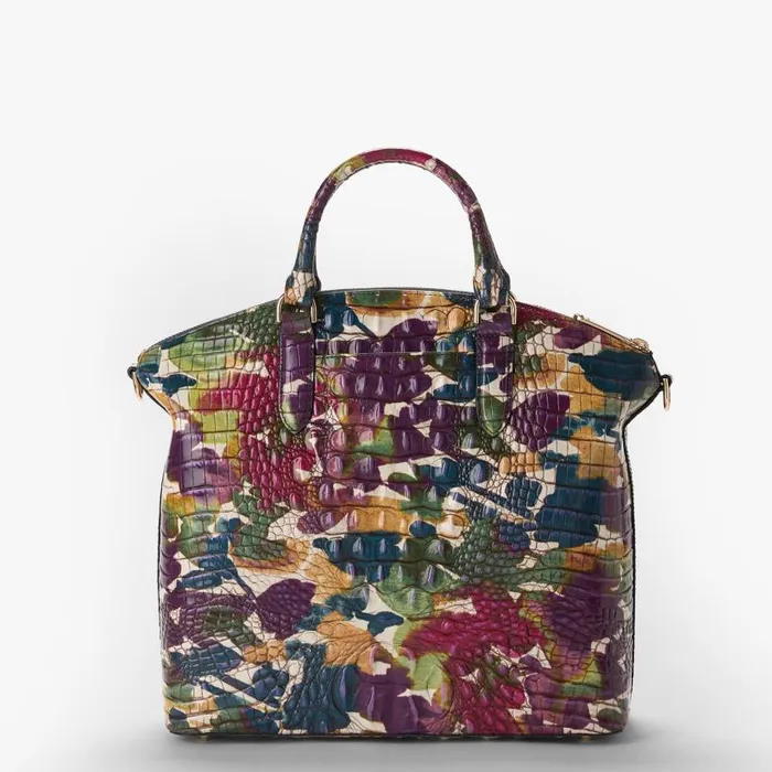 Women Brahmin Satchels Large Duxbury Satchel Wildflower Melbourne