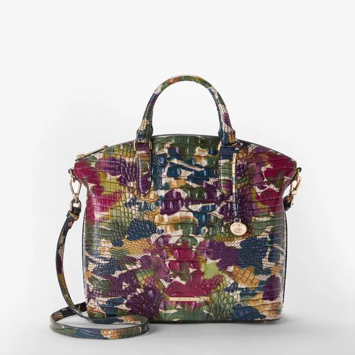 Women Brahmin Satchels Large Duxbury Satchel Wildflower Melbourne