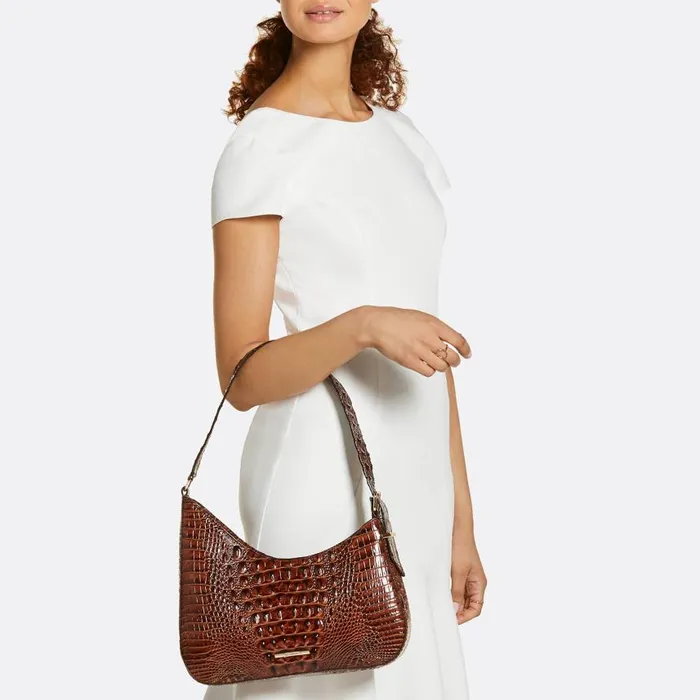 Women Brahmin Shoulder Bags Abbott Deep Fuschia Melbourne