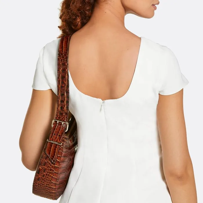 Women Brahmin Shoulder Bags Abbott Deep Fuschia Melbourne