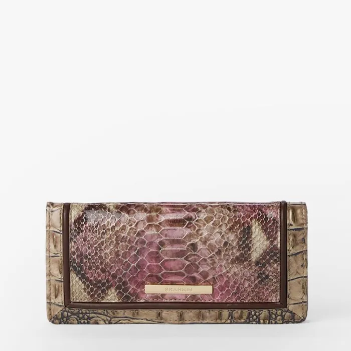 Women Brahmin Wallets and Wristlets Ady Wallet Brindle Potomac