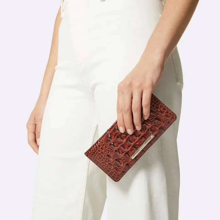 Women Brahmin Wallets and Wristlets Ady Wallet Brindle Potomac