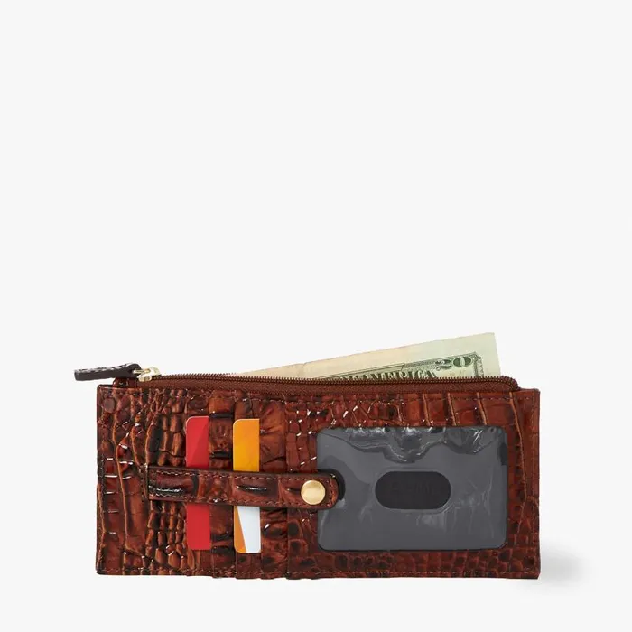 Women Brahmin Wallets and Wristlets Credit Card Wallet Golden Rod Ombre Melbourne