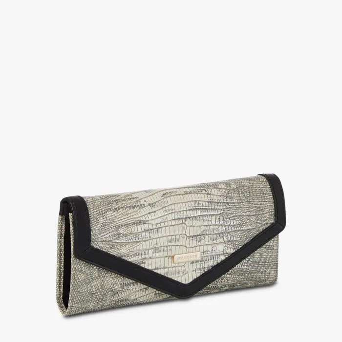 Women Brahmin Wallets and Wristlets Veronica Fairest Grey Whitecap