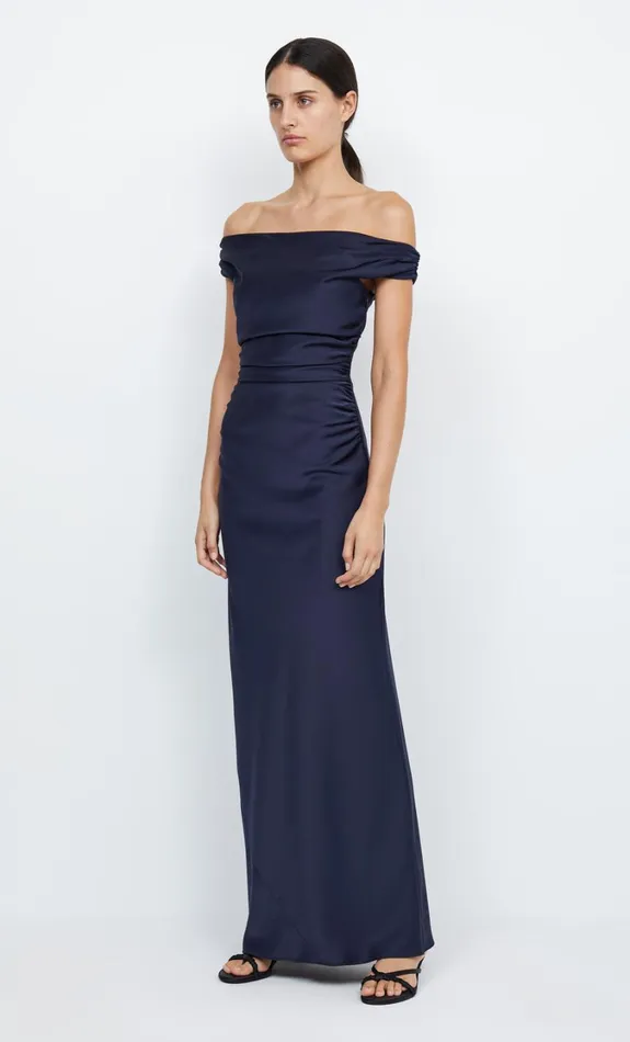 Women Bridesmaids Bec Bridge ETERNITY OFF SHOULDER MAXI Ink