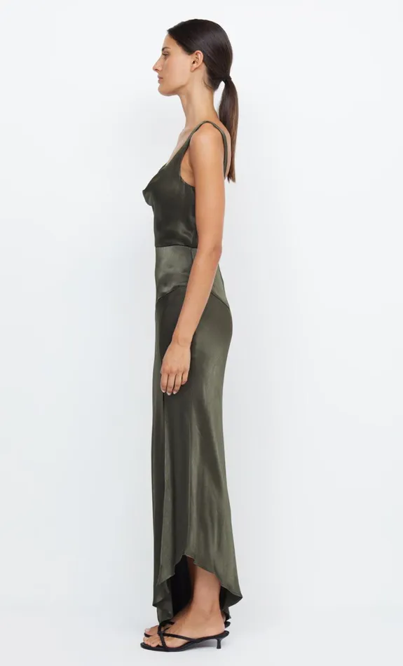 Women Bridesmaids Bec Bridge MOON DANCE COWL DRESS Dark Willow