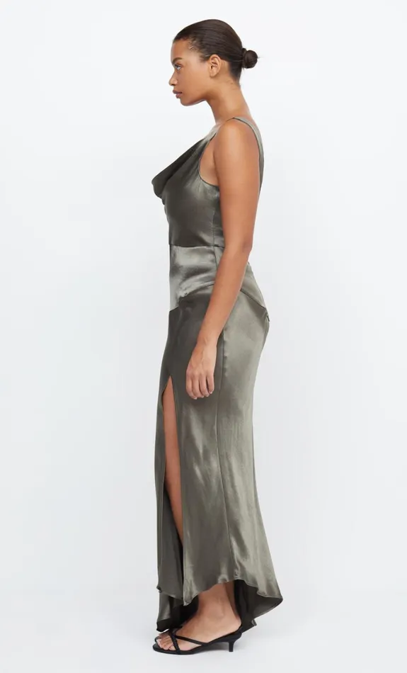 Women Bridesmaids Bec Bridge MOON DANCE COWL DRESS Dark Willow