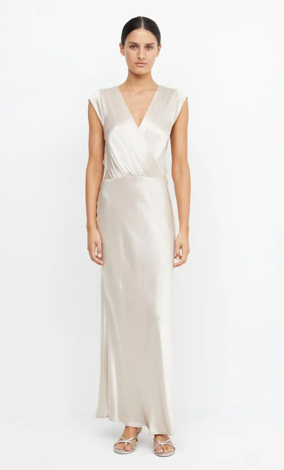 Women Bridesmaids Bec Bridge MOON DANCE MAXI DRESS Sand
