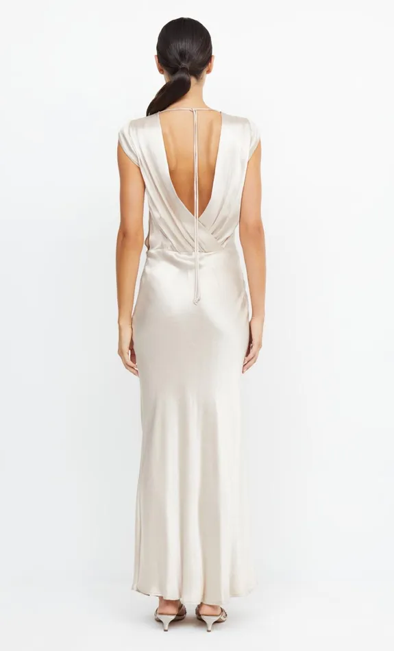 Women Bridesmaids Bec Bridge MOON DANCE MAXI DRESS Sand