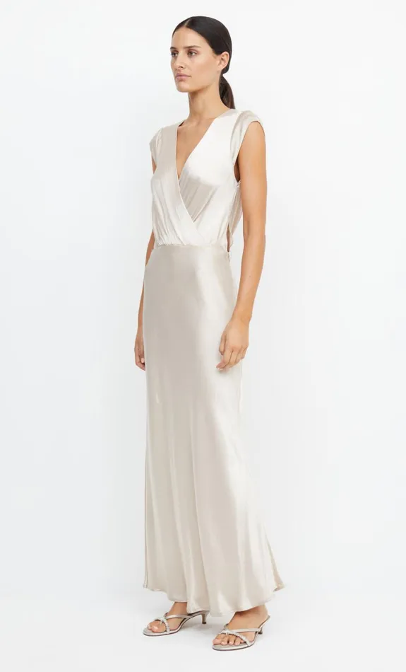 Women Bridesmaids Bec Bridge MOON DANCE MAXI DRESS Sand