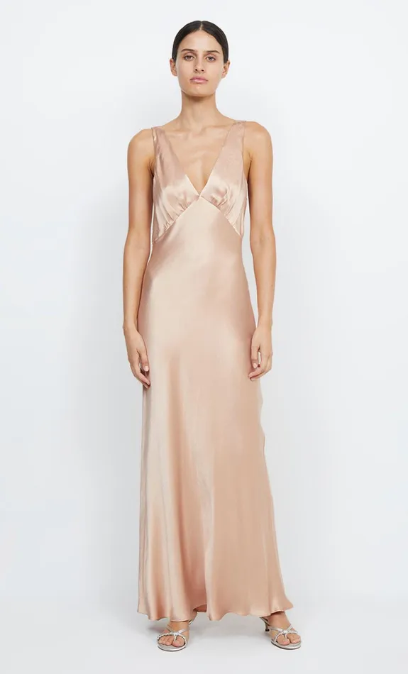 Women Bridesmaids Bec Bridge MOON DANCE VERONA DRESS Rose Gold