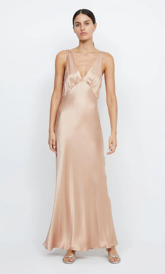 Women Bridesmaids Bec Bridge MOON DANCE VERONA DRESS Rose Gold