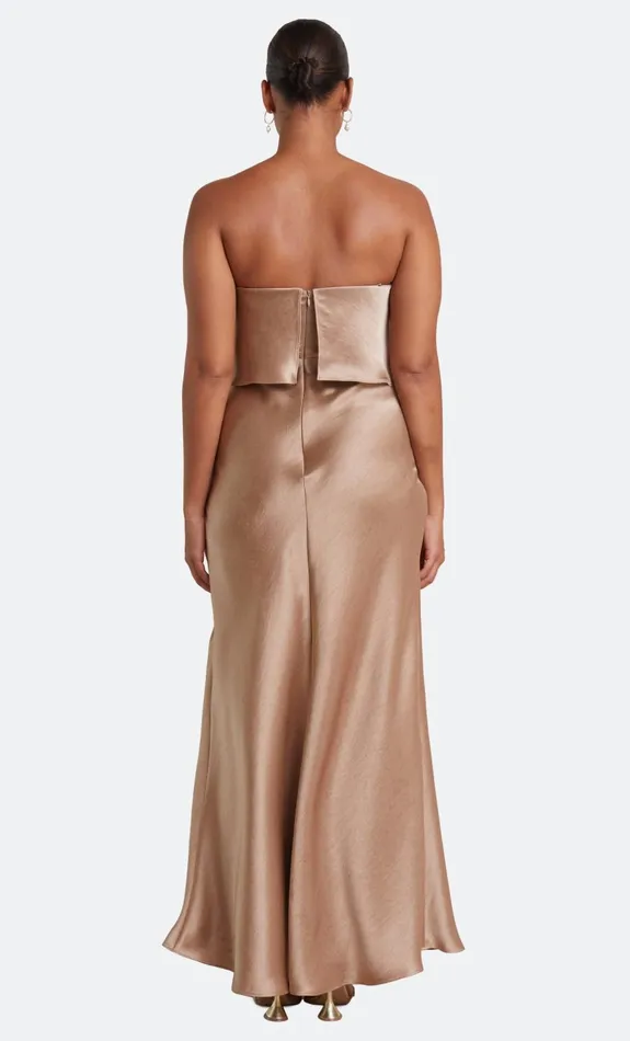 Women Bridesmaids Bec Bridge THE DREAMER OVERLAY DRESS Golden