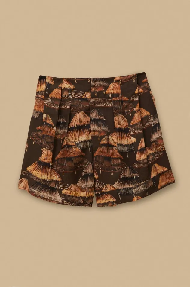 Women Brown Shuhu Short Shuhu Brown FARM Rio Shorts