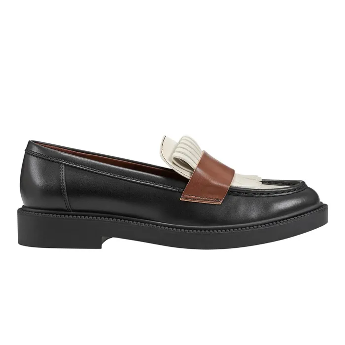 Women Calixy Loafer Blackcreambrown Marc Fisher Loafers and Flats