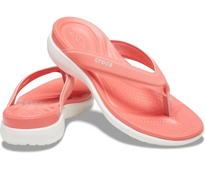 Women Capri V Sporty Flip Fresco Crocs Sandals