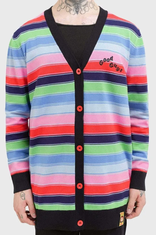Women Cardigans Killstar Good Guys Finish Last Knit Cardigan