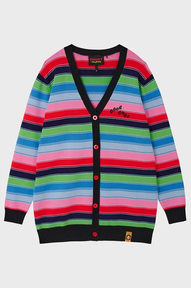 Women Cardigans Killstar Good Guys Finish Last Knit Cardigan