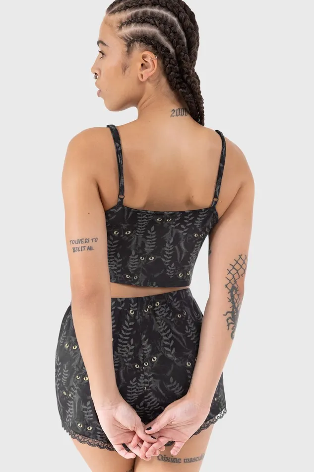 Women Chill Out Killstar Familiar Woods Shorts