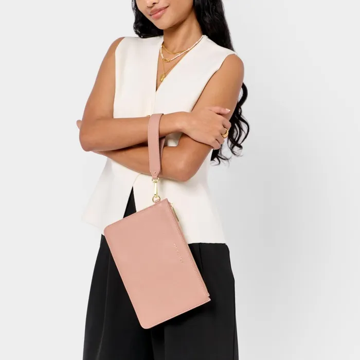Women Clutch Bags and Pouches Katie Loxton Hallie Wristlet Pouch In Blossom Pink 8211 Clutch Bag Women Clutch Bags and Pouches Katie Loxton Hallie Wristlet Pouch In Blossom Pink 8211 Clutch Bag