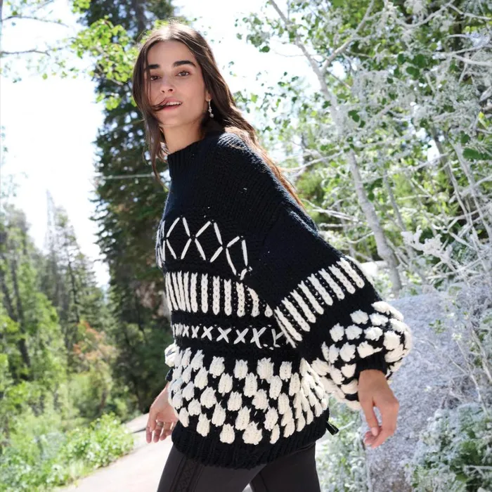 Women Colorado Sweater Black Sundance Catalog Sweaters