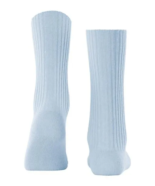 Women Cosy Wool Boot Women Socks Light Blue FALKE Socks