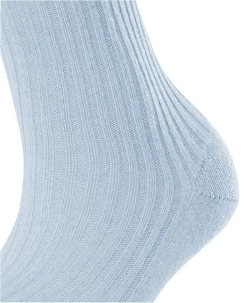 Women Cosy Wool Boot Women Socks Light Blue FALKE Socks