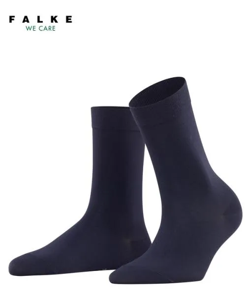 Women Cotton Touch Women Socks Dark Navy FALKE Socks