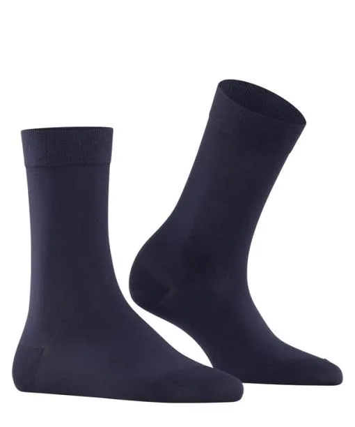 Women Cotton Touch Women Socks Dark Navy FALKE Socks