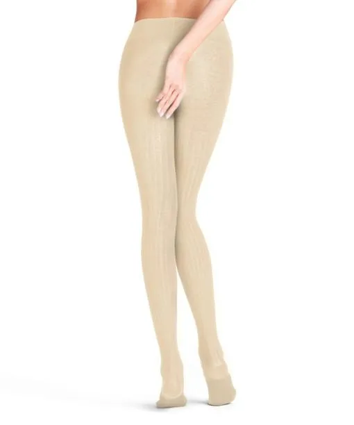 Women Cross Knit Women Tights Creme FALKE Nude Tights